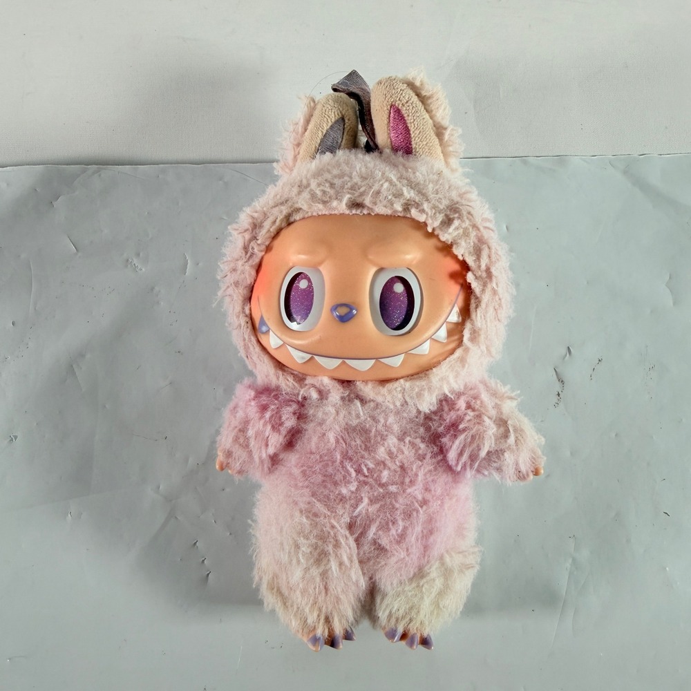 POP MART The Monsters Labubu Exciting Macaron Vinyl Plush Lychee Berry Keychain